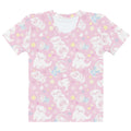 Soft and stylish Snow Puppy T-shirt featuring a cute print, perfect for lounging or workouts.