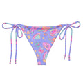Stylish Space String Bikini Bottom featuring a vibrant cosmic print, perfect for summer poolside relaxation.