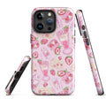 Stylish Strawberry iPhone® Tough Case features vibrant dessert designs, ensuring protection and flair for your phone.
