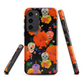 Colorful Sugar Skull Samsung® Tough Case featuring vibrant designs for style and protection against bumps and scratches.