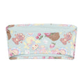 Sweet Teddy bandeau bikini top with a playful pastel pattern featuring cute bunnies and teddy bears.