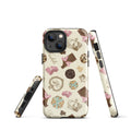 Stylish Royal Cookie iPhone® Tough Case featuring durable design and sweet treats for year-round protection.