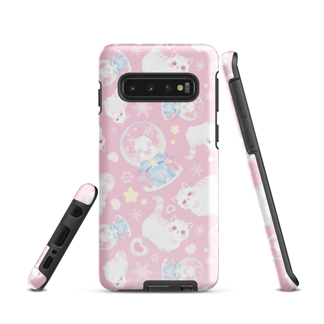 Stylish Snow Kitten Samsung® Tough Case featuring adorable kittens, ensuring protection with a sleek design.