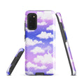 Stylish Cloudy Sky Samsung® Tough Case featuring a dual-layer design for extra protection and a sleek, artistic look.