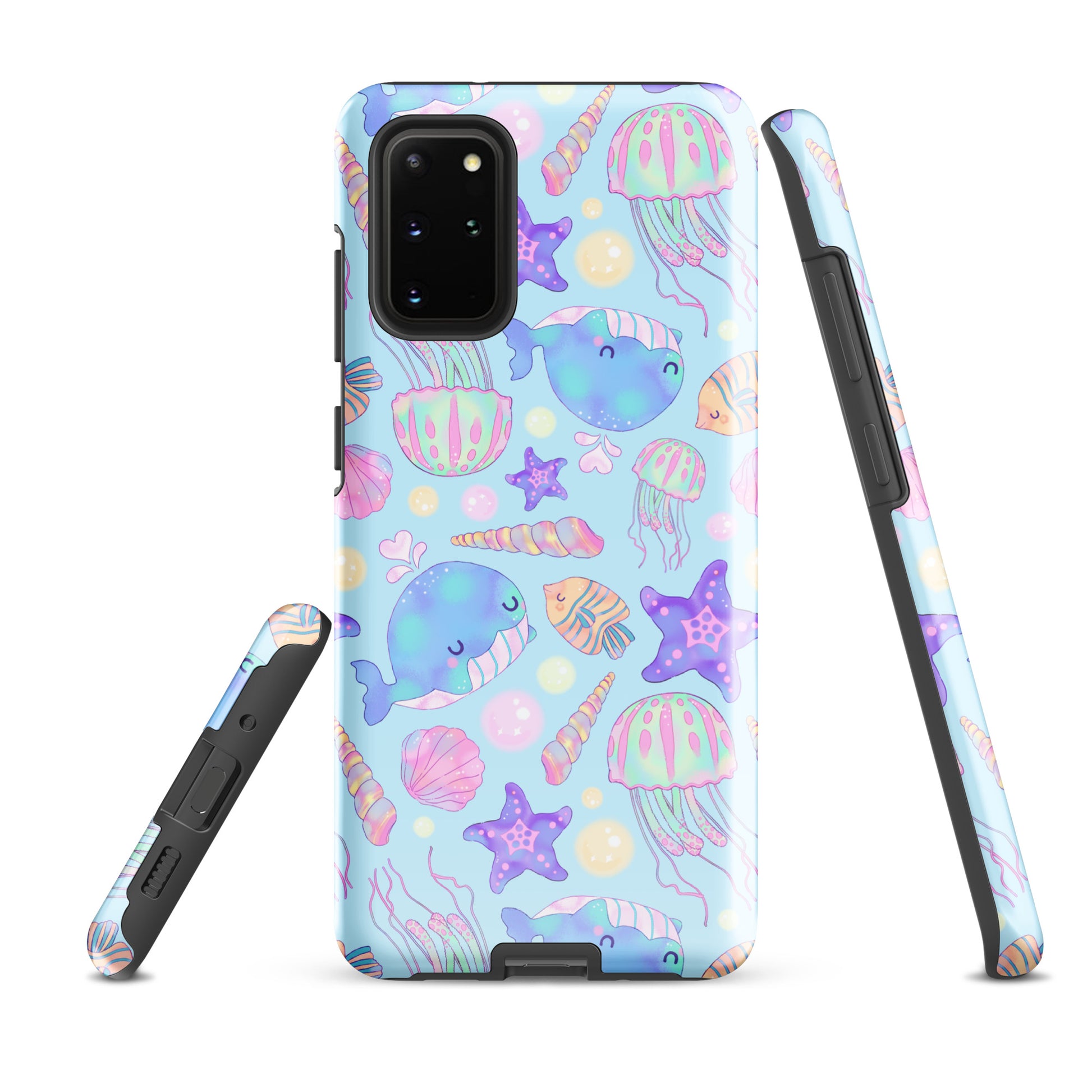 Colorful Under the Sea Samsung® Tough Case featuring vibrant marine life, designed for durability and style.