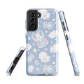 Stylish Snow Bunny Samsung® Tough Case featuring playful bunnies, ensuring phone protection with impact-resistant materials.