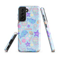 Colorful Under the Sea Samsung® Tough Case featuring playful sea creatures, designed for durability and style.