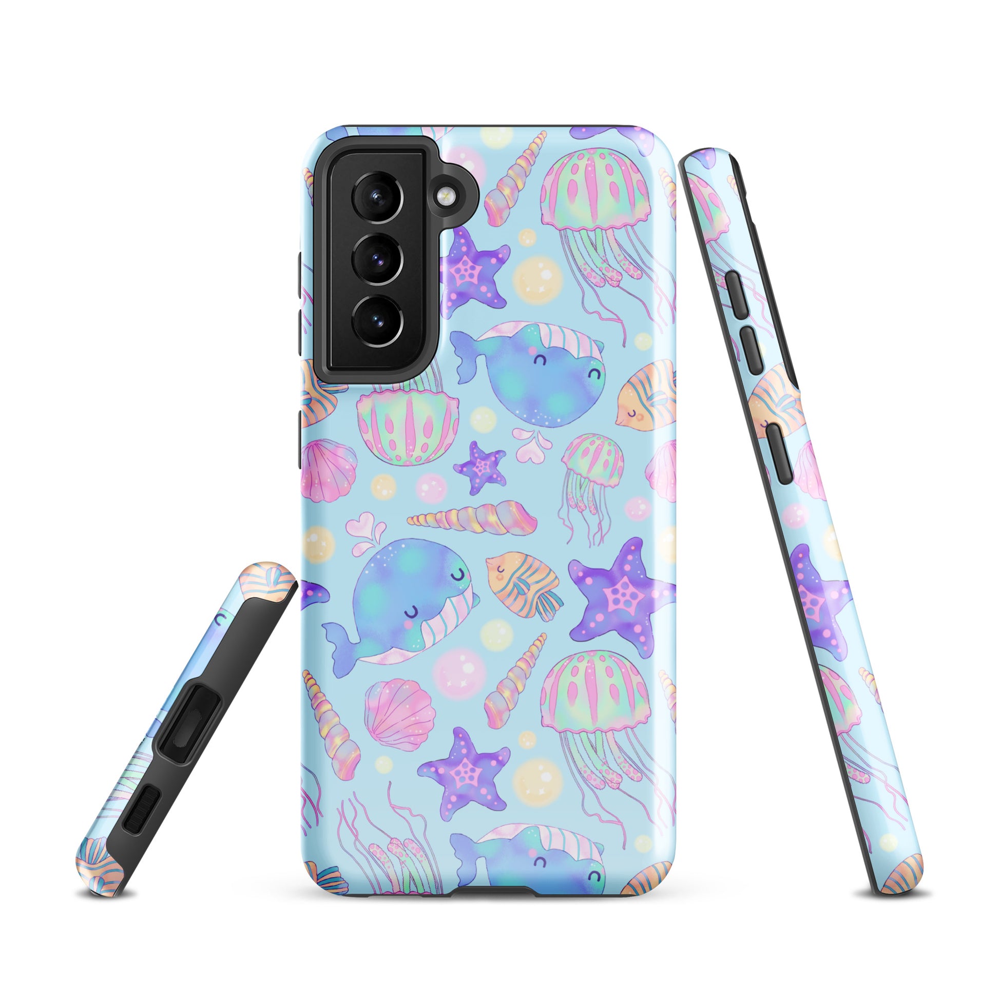 Enhance your phone's style with the Under the Sea Samsung® Tough Case, featuring a playful marine design and durable protection.