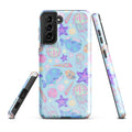 Colorful Under the Sea Samsung® Tough Case featuring playful marine life, combining style and durability for your phone.