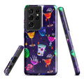 Protect your phone in style with the Monster Party Samsung® Tough Case, featuring a vibrant, artful design.