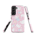 Snow Kitten Samsung® Tough Case features a playful design, blending art with protection for your phone. Perfect gift!
