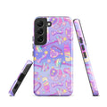 Stylish Glitter Gains Samsung® Tough Case featuring a vibrant design, offering durability and protection for your phone.