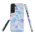 Colorful Under the Sea Samsung® Tough Case featuring marine life, offering durability and stylish protection for your phone.