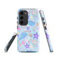 Colorful Under the Sea Samsung® Tough Case showcases playful marine life, providing style and protection for your device.