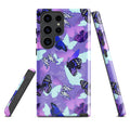 Stylish Butterfly Samsung® Tough Case featuring vibrant butterfly designs, offering durability and shock protection.