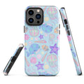 Colorful Under the Sea iPhone® Tough Case featuring playful marine life patterns, perfect for stylish protection.