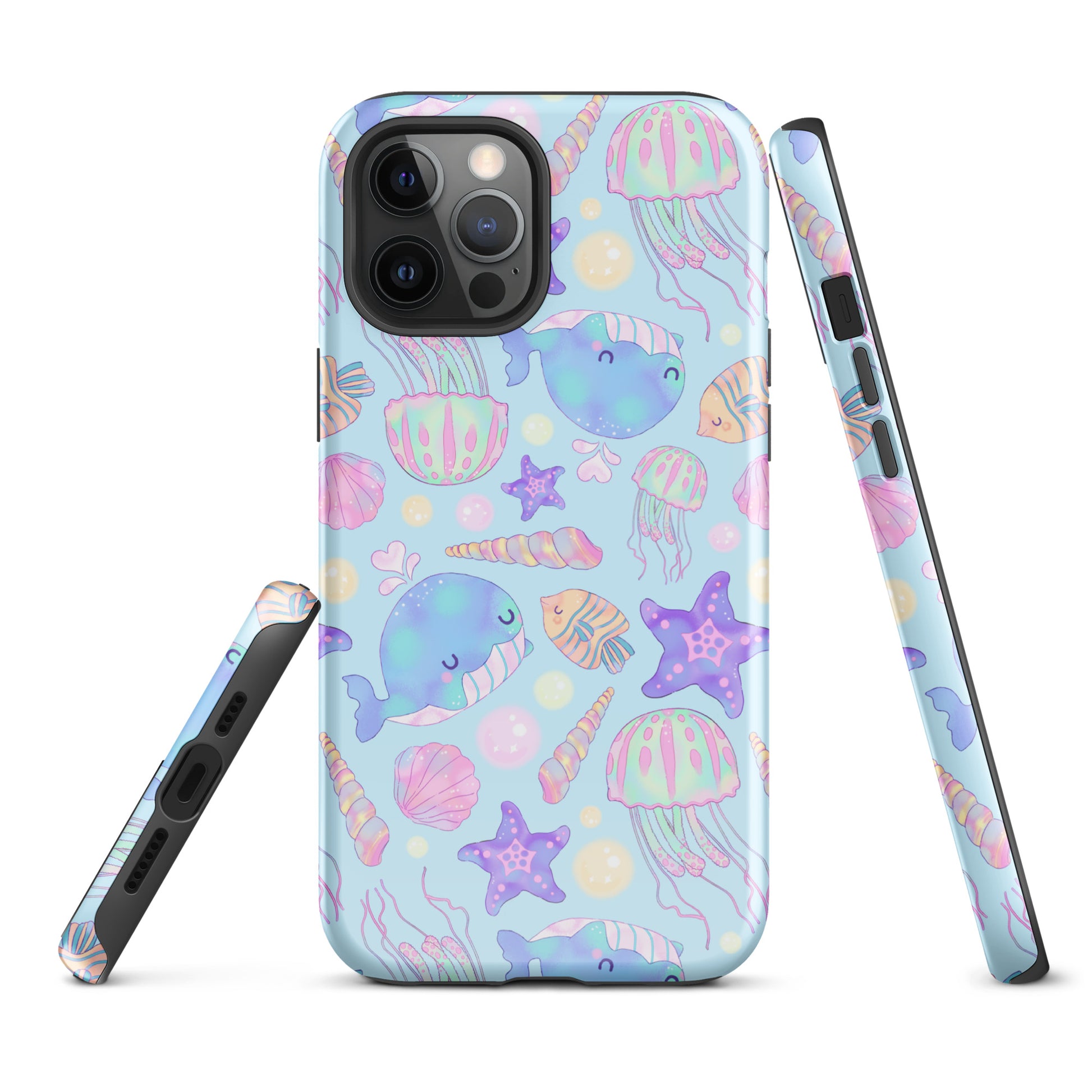 Stylishly protect your phone with the Under the Sea iPhone® Tough Case, featuring vibrant ocean-themed designs.