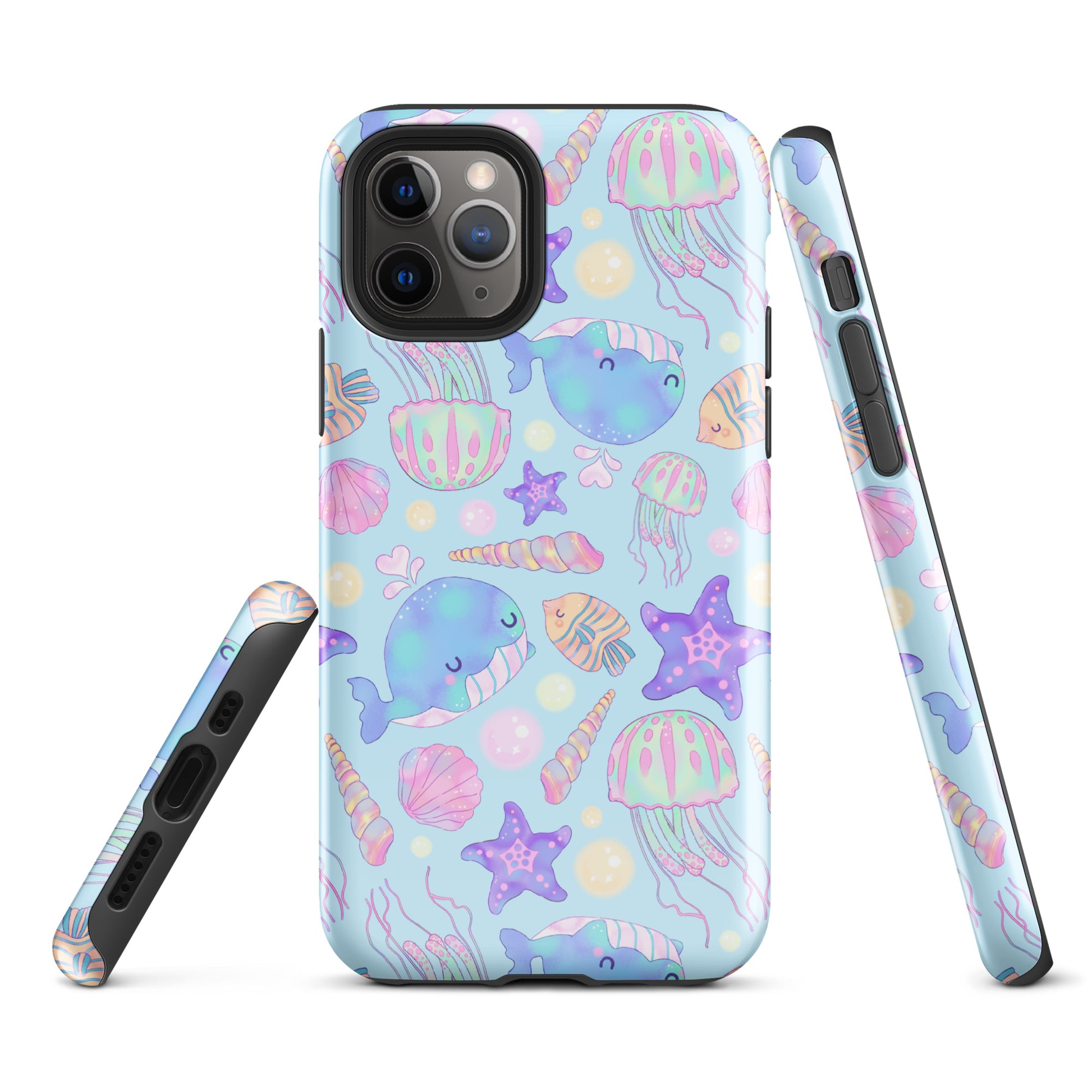 Stylishly protect your phone with the Under the Sea iPhone® Tough Case, featuring vibrant marine life designs.