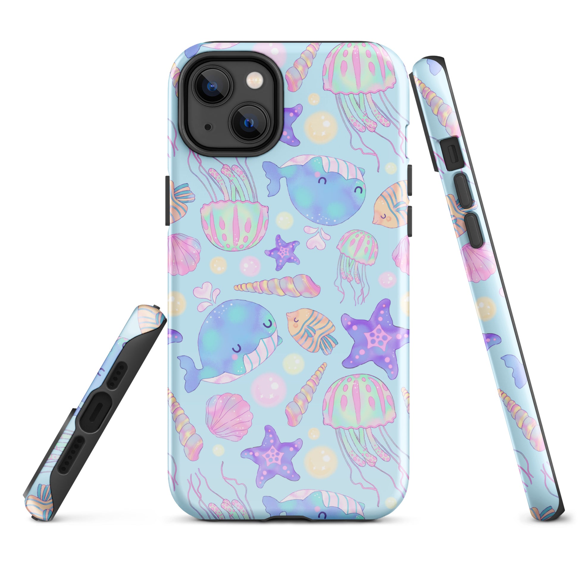 Durable Under the Sea iPhone® Tough Case features vibrant marine designs for stylish, year-round phone protection.