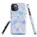 Stylish Under the Sea iPhone® Tough Case features colorful sea life, offering durable protection for your phone year-round.