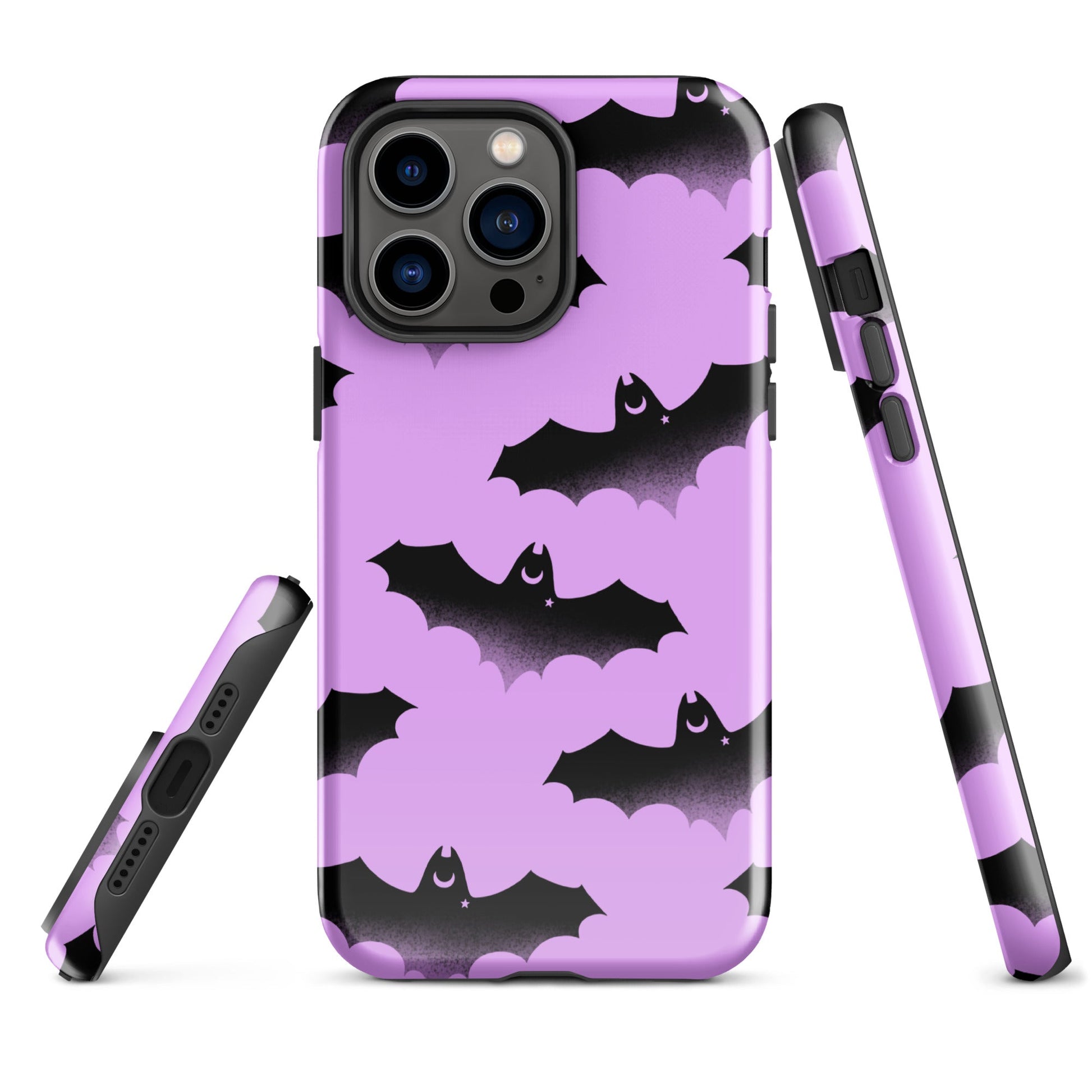 Aensland iPhone® Tough Case featuring a stylish bat design for durable, year-round phone protection.