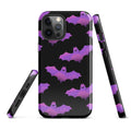 Aensland iPhone® Tough Case features a stylish bat design, offering durable protection for your phone year-round.