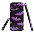 Aensland iPhone® Tough Case featuring a stylish bat design, combining durability and trendy protection for your phone.