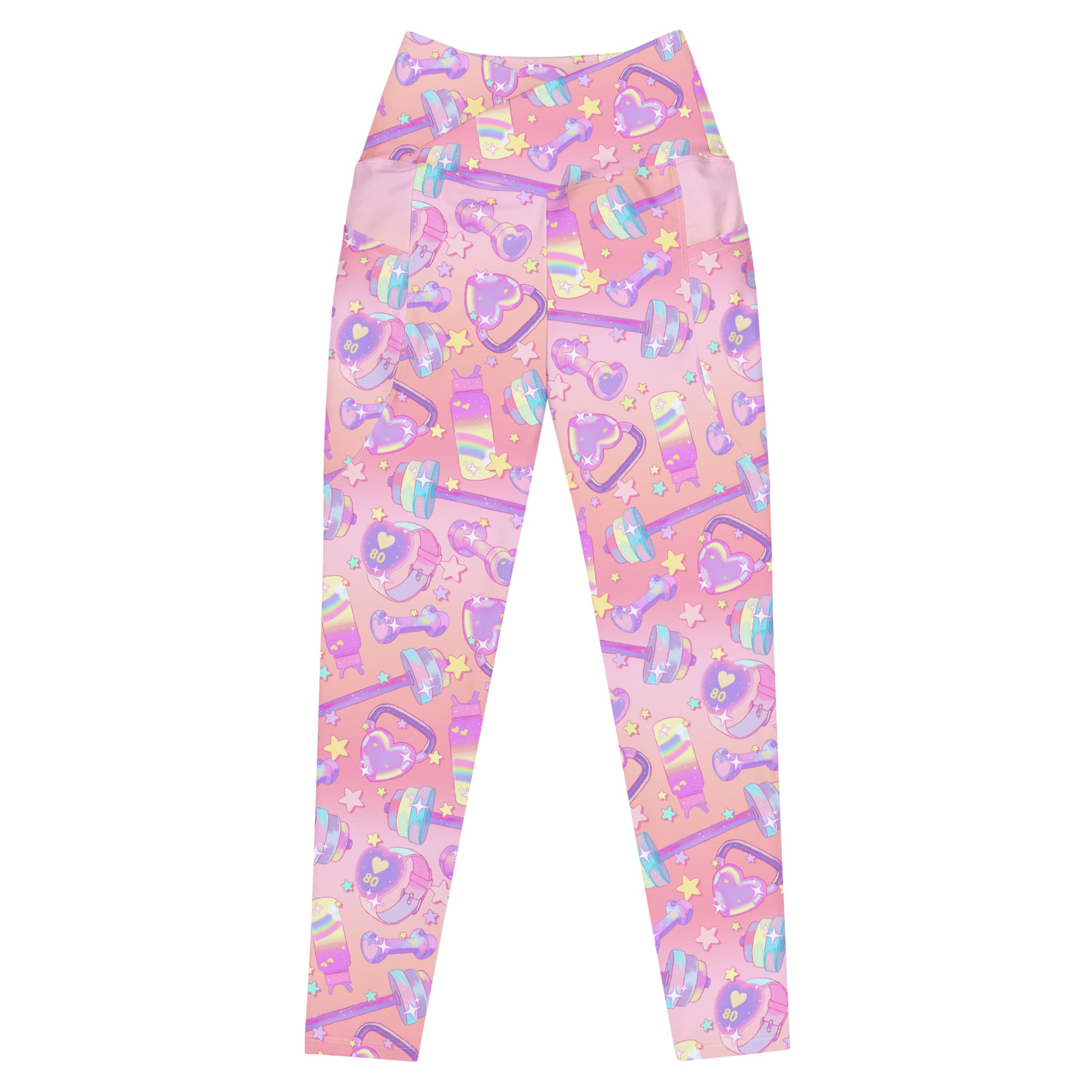 Shop the Premium Glitter Gains Leggings, featuring a playful design perfect for workouts or casual wear.