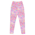 Shop the Premium Glitter Gains Leggings, featuring a vibrant pastel design perfect for comfort and style during workouts.