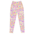 Elevate your workout style with Premium Glitter Gains Leggings, featuring a fun pastel print and high-waisted comfort.