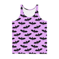 Men's Aensland Tank Top featuring a vibrant bat print, soft material, and relaxed fit for stylish comfort.