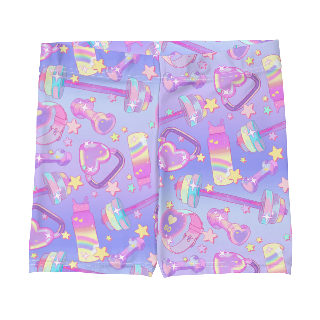 Bright and fun Glitter Gains Shorts designed for comfort and performance during workouts and active sessions.