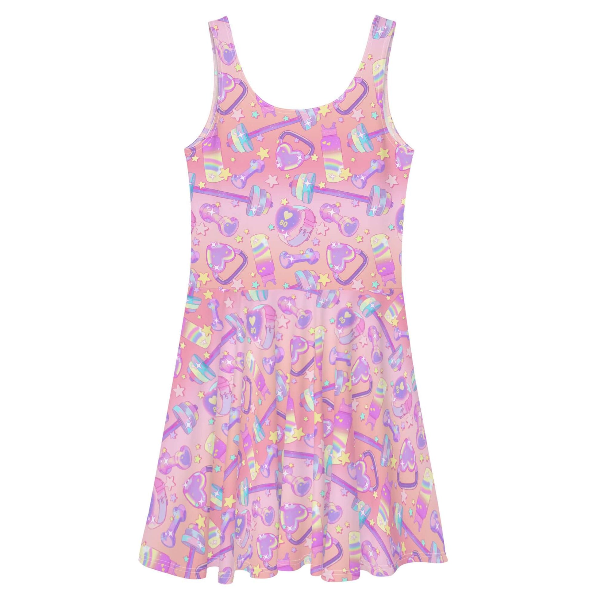 Bright and playful, the Glitter Gains Skater Dress features a fun design perfect for showcasing your style.