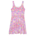 Glitter Gains Skater Dress features a fun, vibrant design perfect for showing off your style and flair.