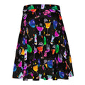 Spook up your style this Halloween with the Monster Party Skater Skirt featuring vibrant, fun designs.