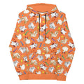 Vibrant Trick or Treaters Hoodie perfect for Halloween festivities and everyday wear. Ideal for cozy October celebrations!