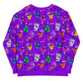 Vibrant Monster Party Sweatshirt features playful designs, perfect for any spooky occasion and comfortable wear.