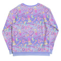 Bright and playful Glitter Gains Sweatshirt featuring gym-themed designs, perfect for workout enthusiasts.