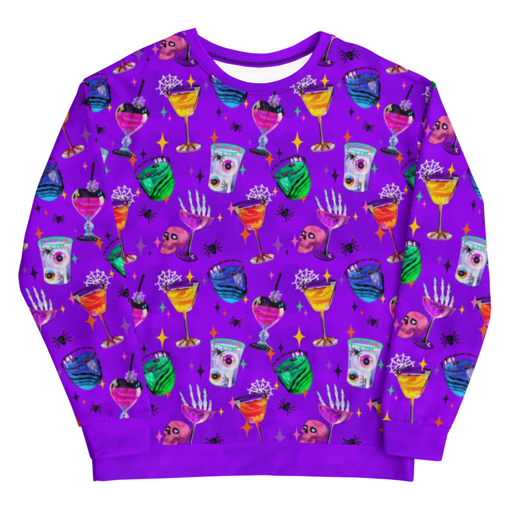 Vibrant Monster Party Sweatshirt featuring playful designs, perfect for showing off your inner ghoul in style.