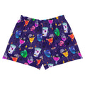 Funky Monster Party Athletic Short Shorts feature vibrant designs, perfect for sports or casual wear. Get yours today!