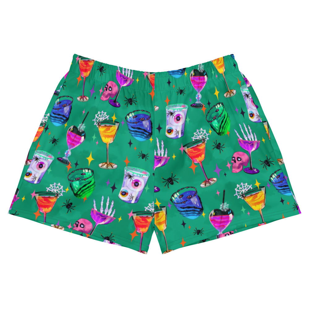Funky and colorful Monster Party Athletic Short Shorts, perfect for sports events and casual wear. Get yours now!