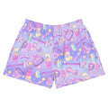Glitter Gains Athletic Short Shorts feature a playful design ideal for workouts while keeping you stylish and comfortable.