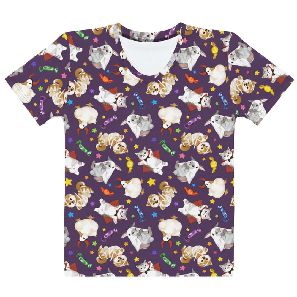 Celebrate Halloween year-round with the comfy Trick or Treaters T-shirt, perfect for candy shopping and decorations!