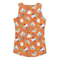 Celebrate Halloween in style with the Trick or Treaters Tank Top, perfect for warm October days!