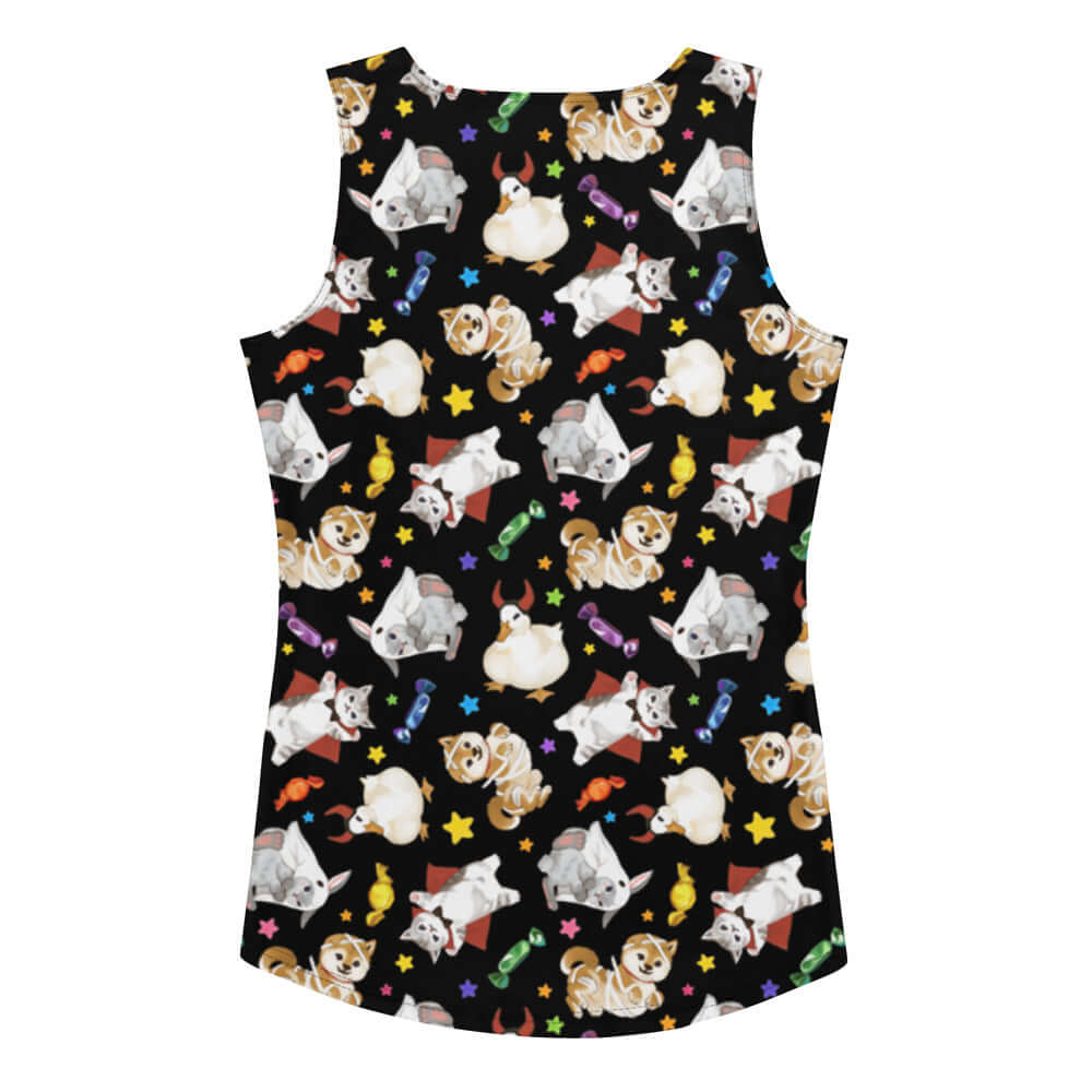 Celebrate Halloween in style with the Trick or Treaters Tank Top, perfect for warm October nights!