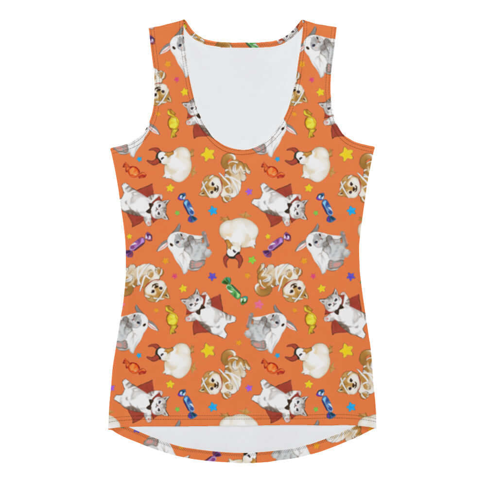 Spooky and stylish, the Trick or Treaters Tank Top is perfect for Halloween cheer on warm days!