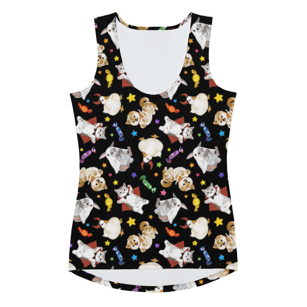 Celebrate Halloween in style with the Trick or Treaters Tank Top, perfect for spooky fun and warm weather!