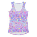 Bright and fun Glitter Gains Tank Top, perfect for stylish workouts and showing off your gains at the gym.