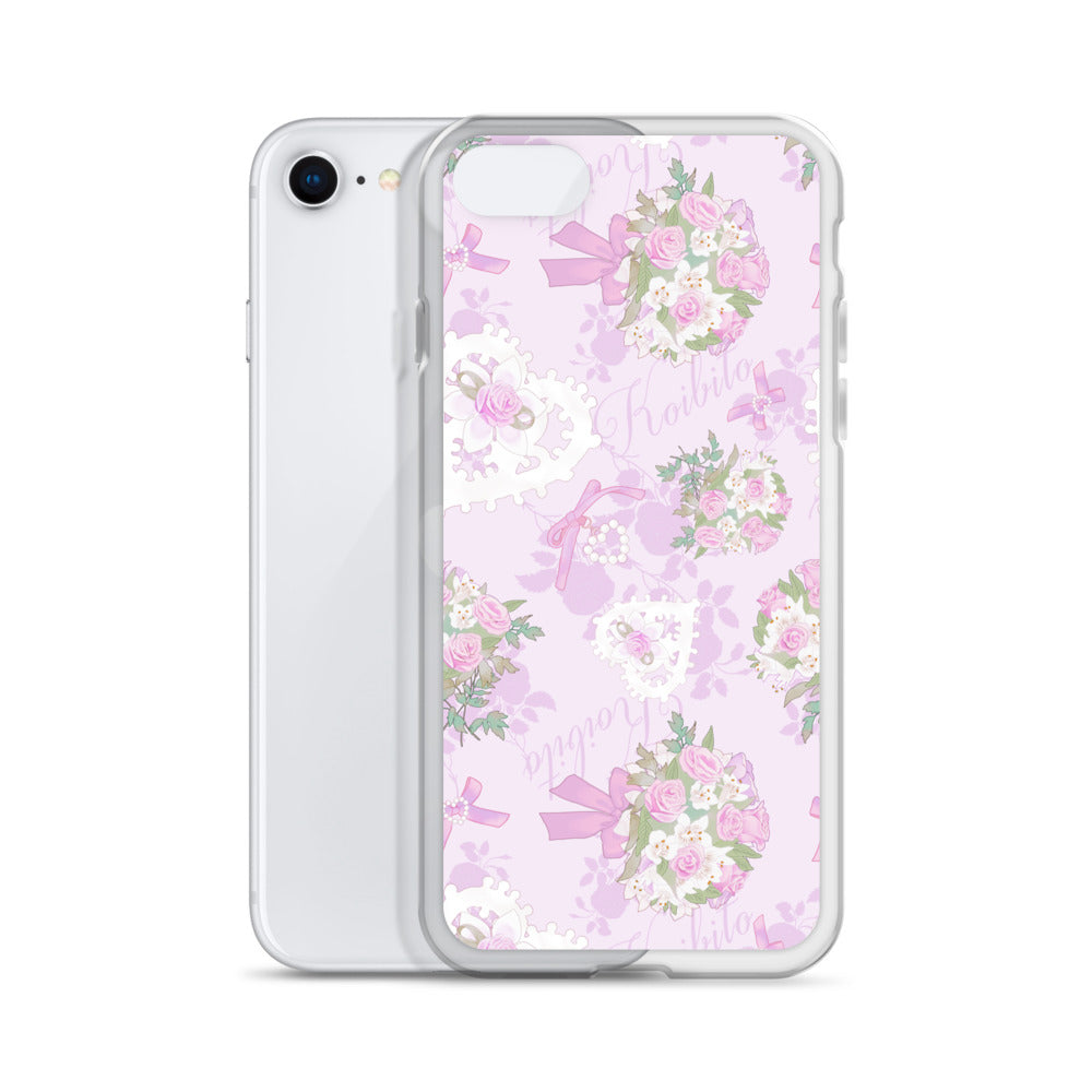 Sleek Anniversary iPhone® Clear Case with flexible sides protects against scratches, dust, and dirt while showcasing style.