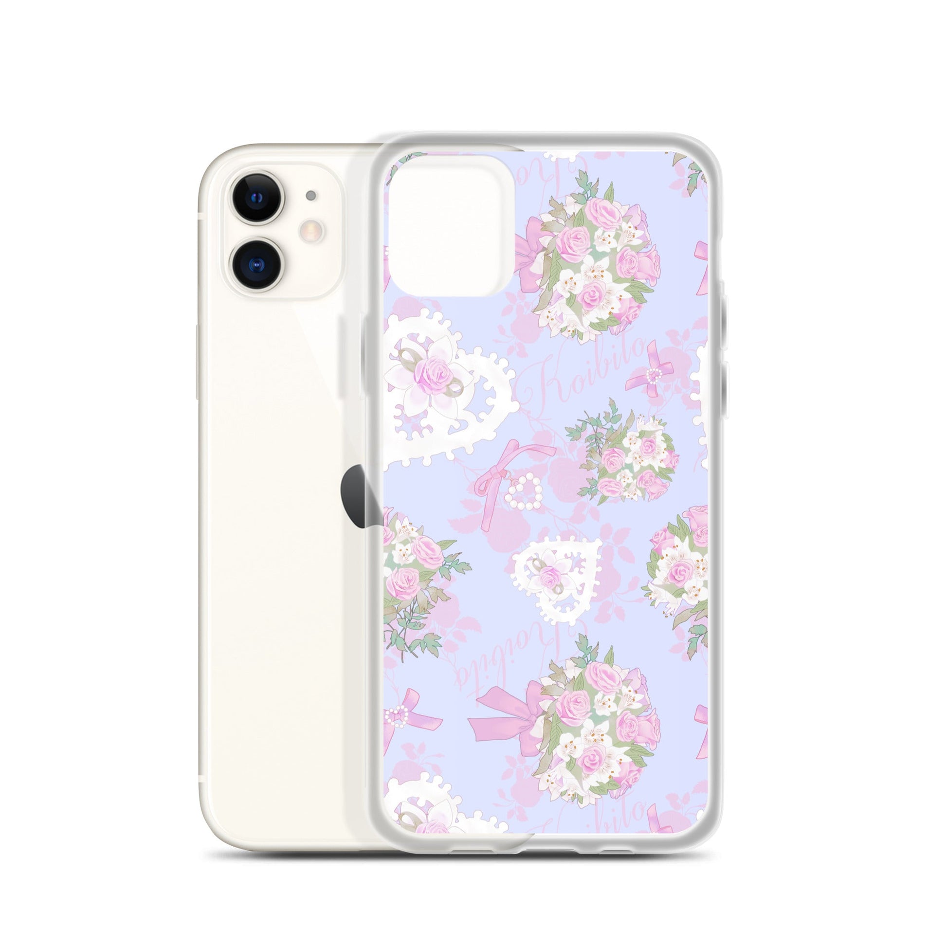 Protect your iPhone® with the stylish Anniversary iPhone® Clear Case, featuring a solid back and flexible sides.